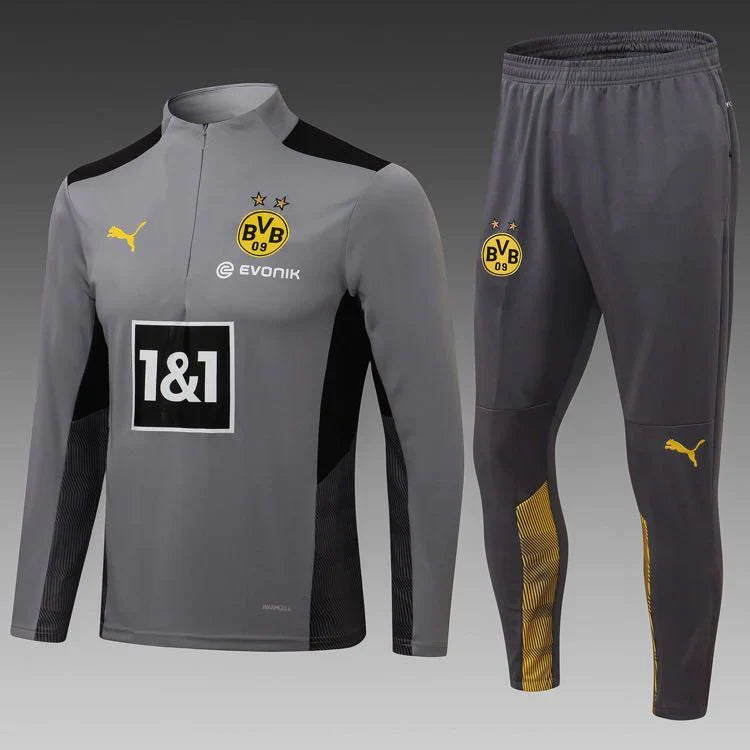 Borussia Dortmund Grey Training Tracksuit
