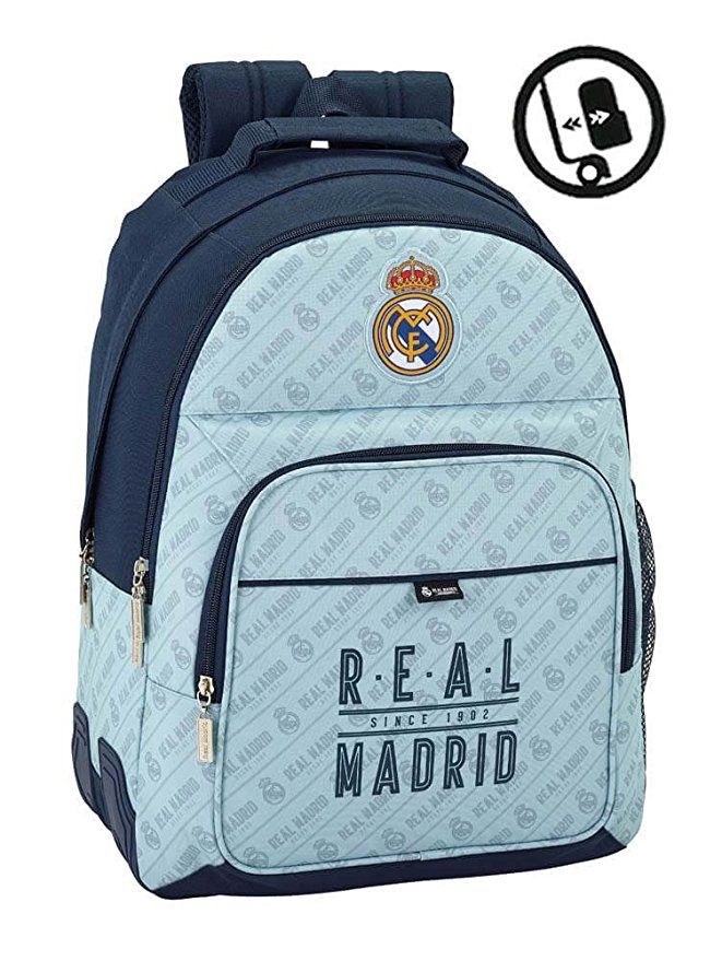 FC Real Madrid Backpack For All Season White And Blue