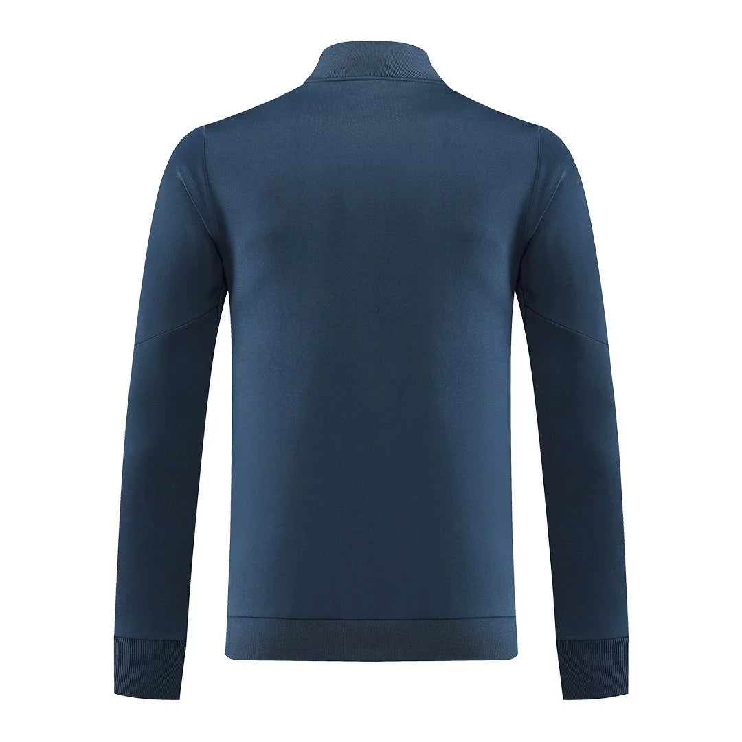 Manchester United Blue Orange Stripe Jacket