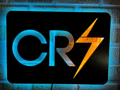 Ronaldo CR7 LED Wall Decor Logo