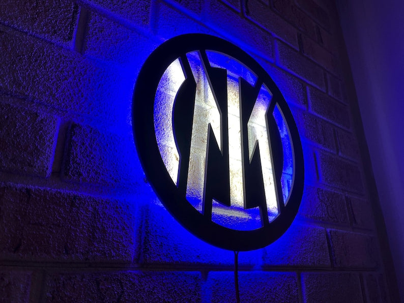 Inter Milan LED Wall Decor Logo