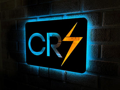 Ronaldo CR7 LED Wall Decor Logo