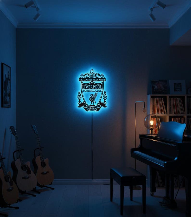 Liverpool FC LED Wall Art Sign