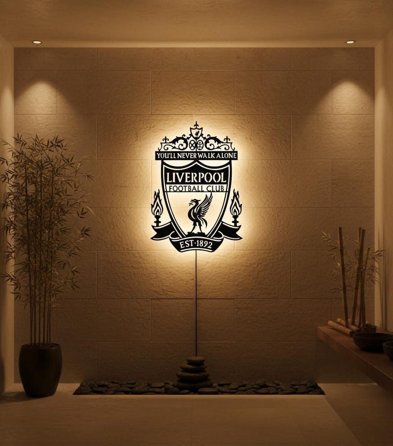 Liverpool FC LED Wall Art Sign