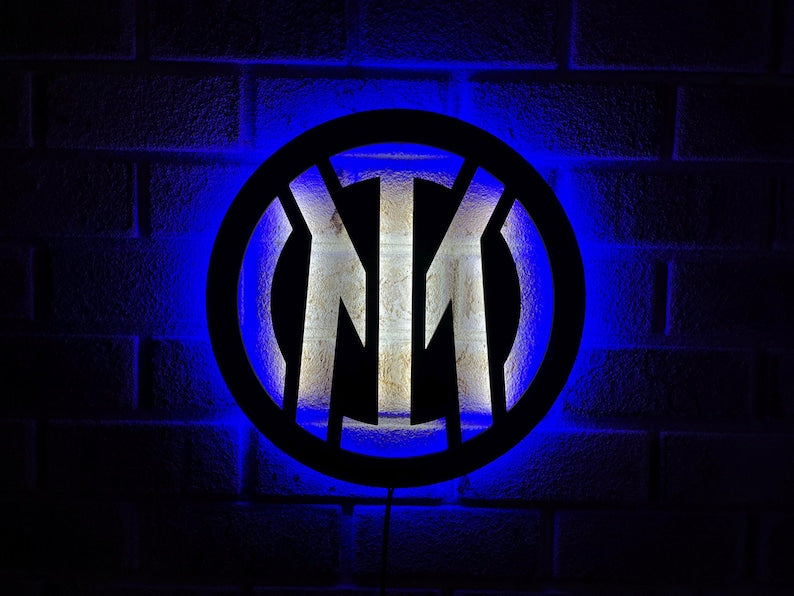 Inter Milan LED Wall Decor Logo