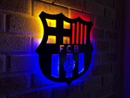 FC Barcelona LED Wall Decor Logo