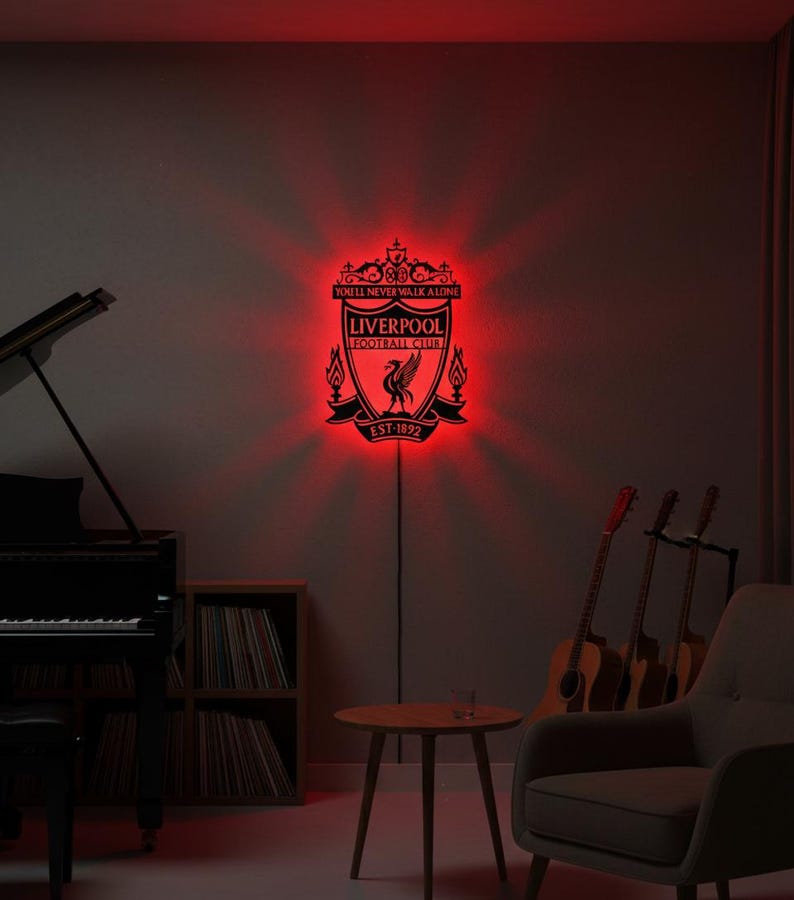 Liverpool FC LED Wall Art Sign