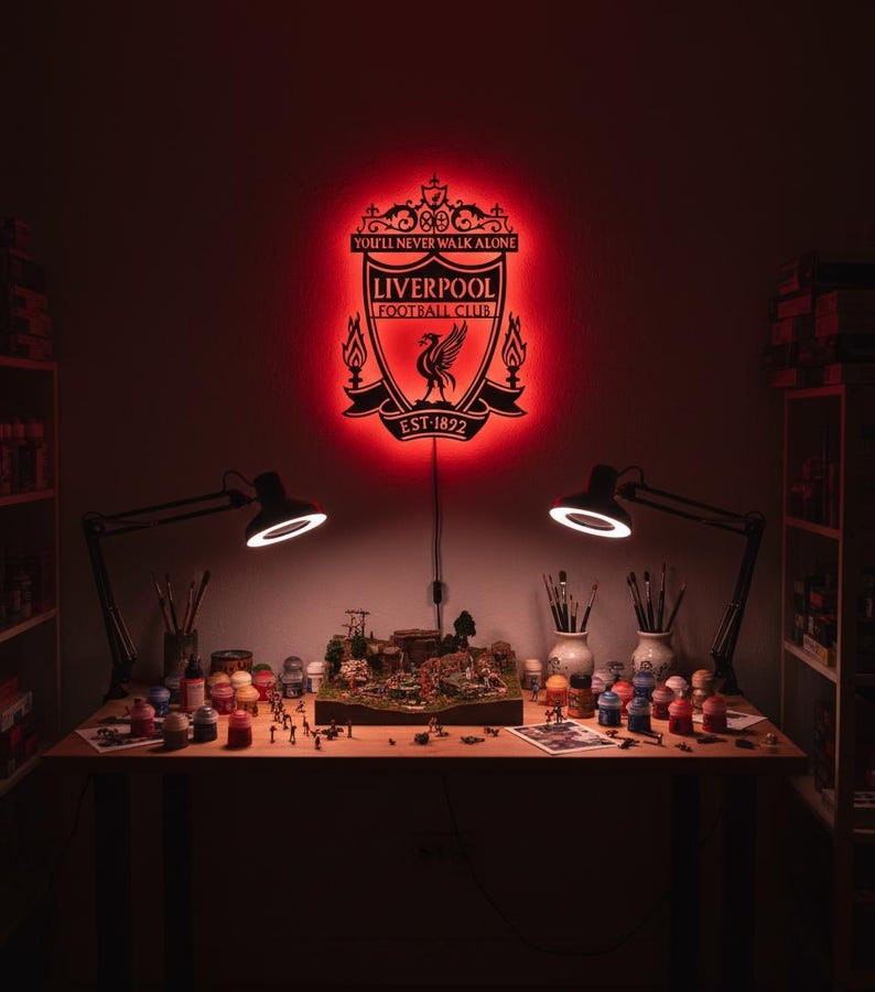 Liverpool FC LED Wall Art Sign