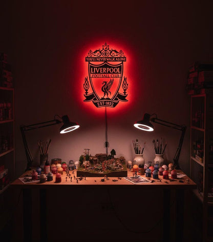 Liverpool FC LED Wall Art Sign