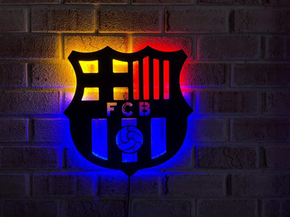 FC Barcelona LED Wall Decor Logo